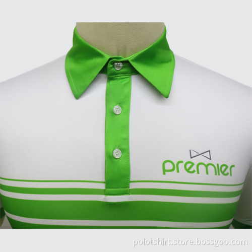 Hot sale contrast color quick dry polo shirt for men